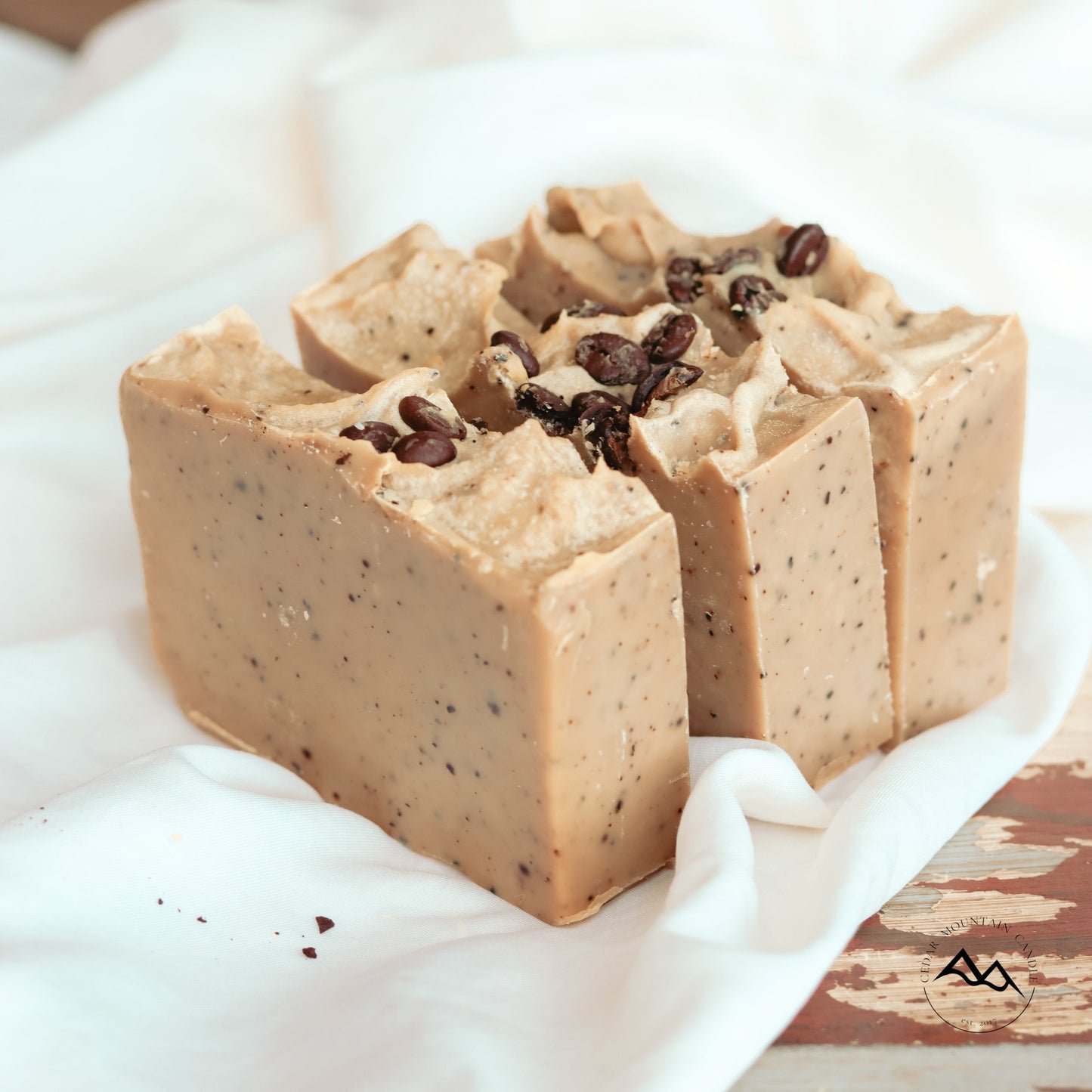 All Natural Cold Process Handmade Bar Soap - Coffee House