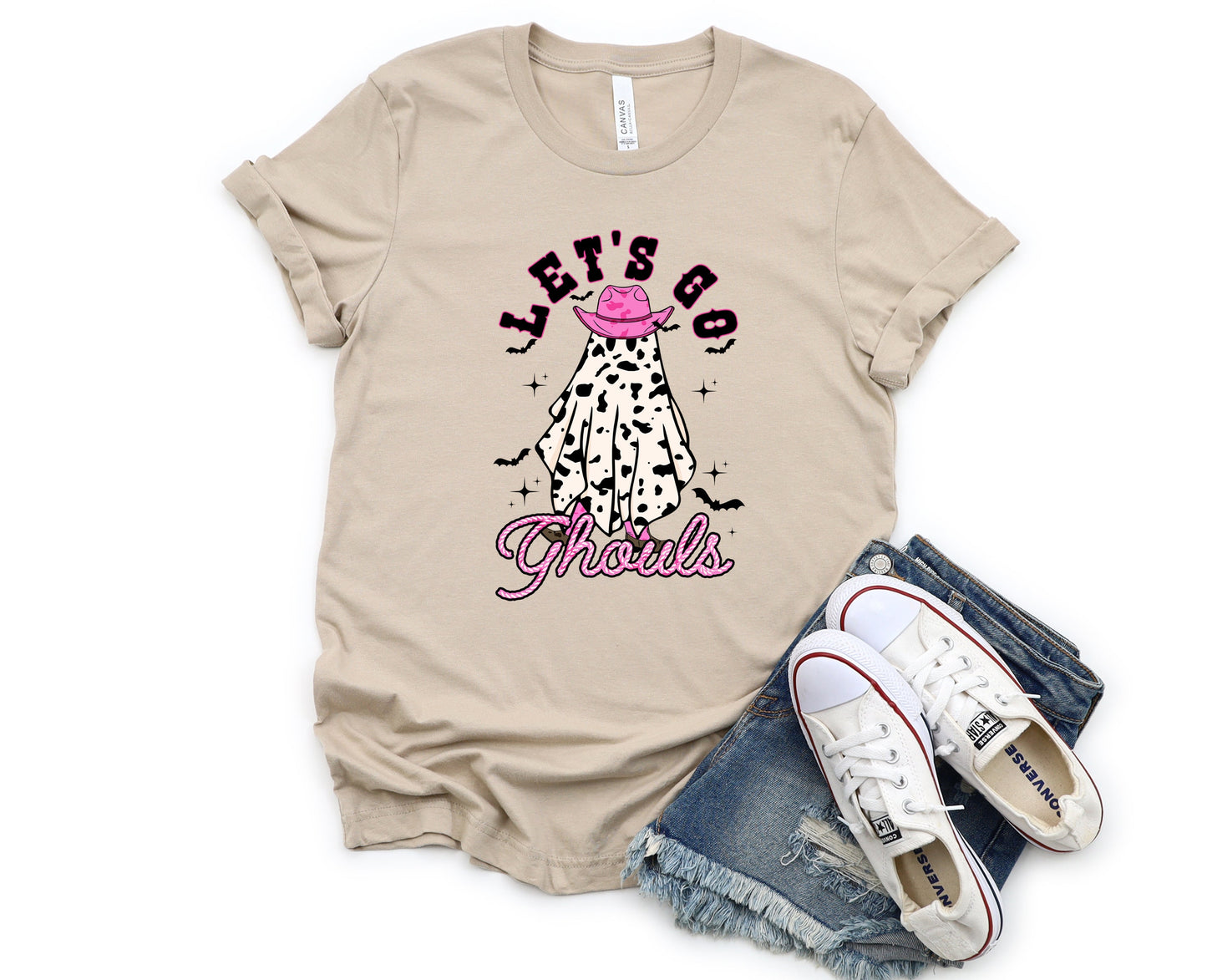 Cowboy Lets Go Ghouls Graphic Tee