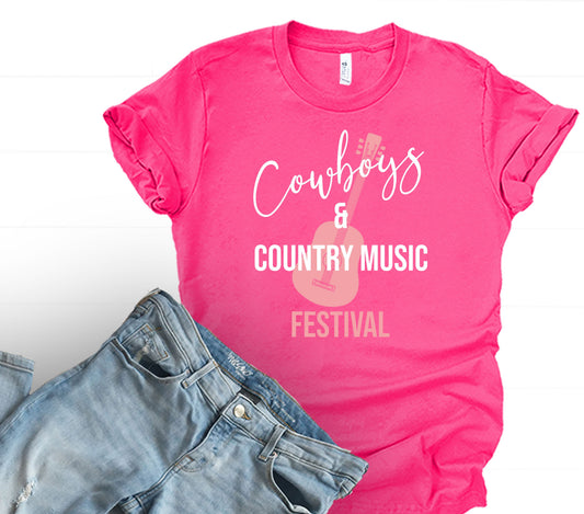 Cowboys & Country Music Graphic Tee