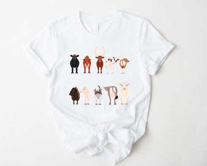 Cow Breeds Graphic Tee