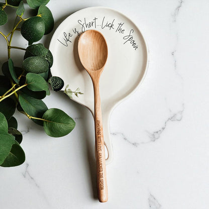 Lick the Spoon Cursive