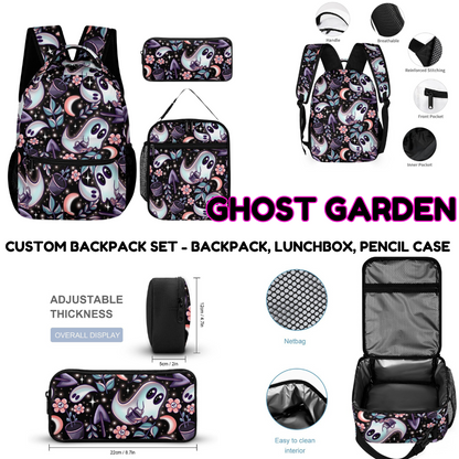GHOST GARDEN-3 PIECE BACKPACK SET-PREORDER CLOSING 7/3
