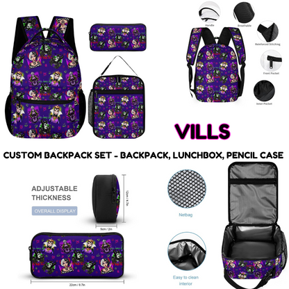 VILLS-3 PIECE BACKPACK SET-PREORDER CLOSING 7/3