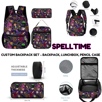 SPELL TIME-3 PIECE BACKPACK SET-PREORDER CLOSING 7/3