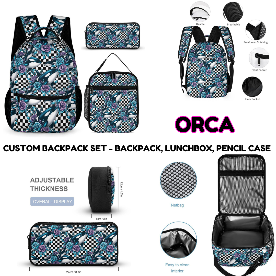 ORCA-3 PIECE BACKPACK SET-PREORDER CLOSING 7/3