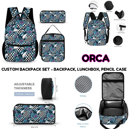 ORCA-3 PIECE BACKPACK SET-PREORDER CLOSING 7/3
