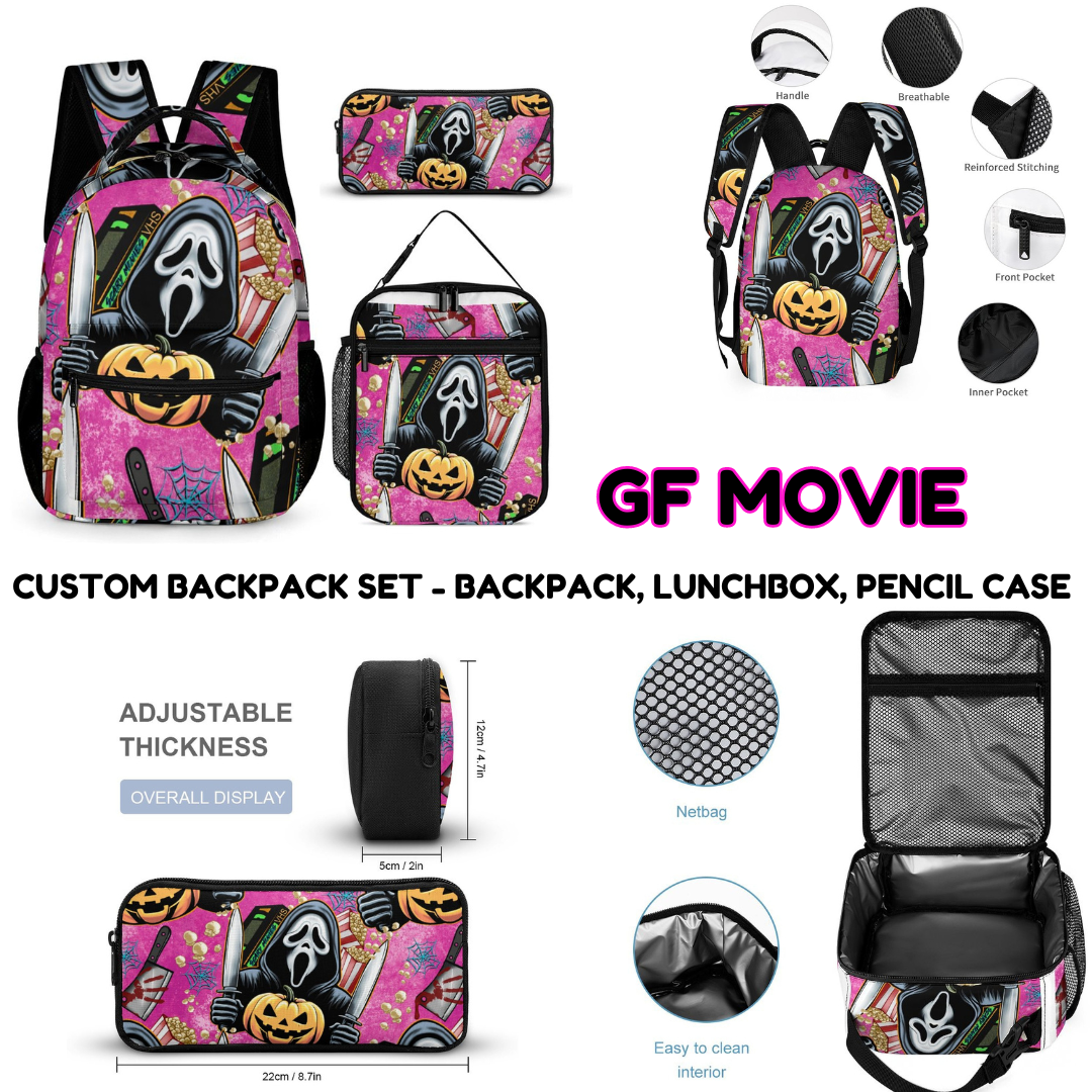 GF MOVIE-3 PIECE BACKPACK SET-PREORDER CLOSING 7/3