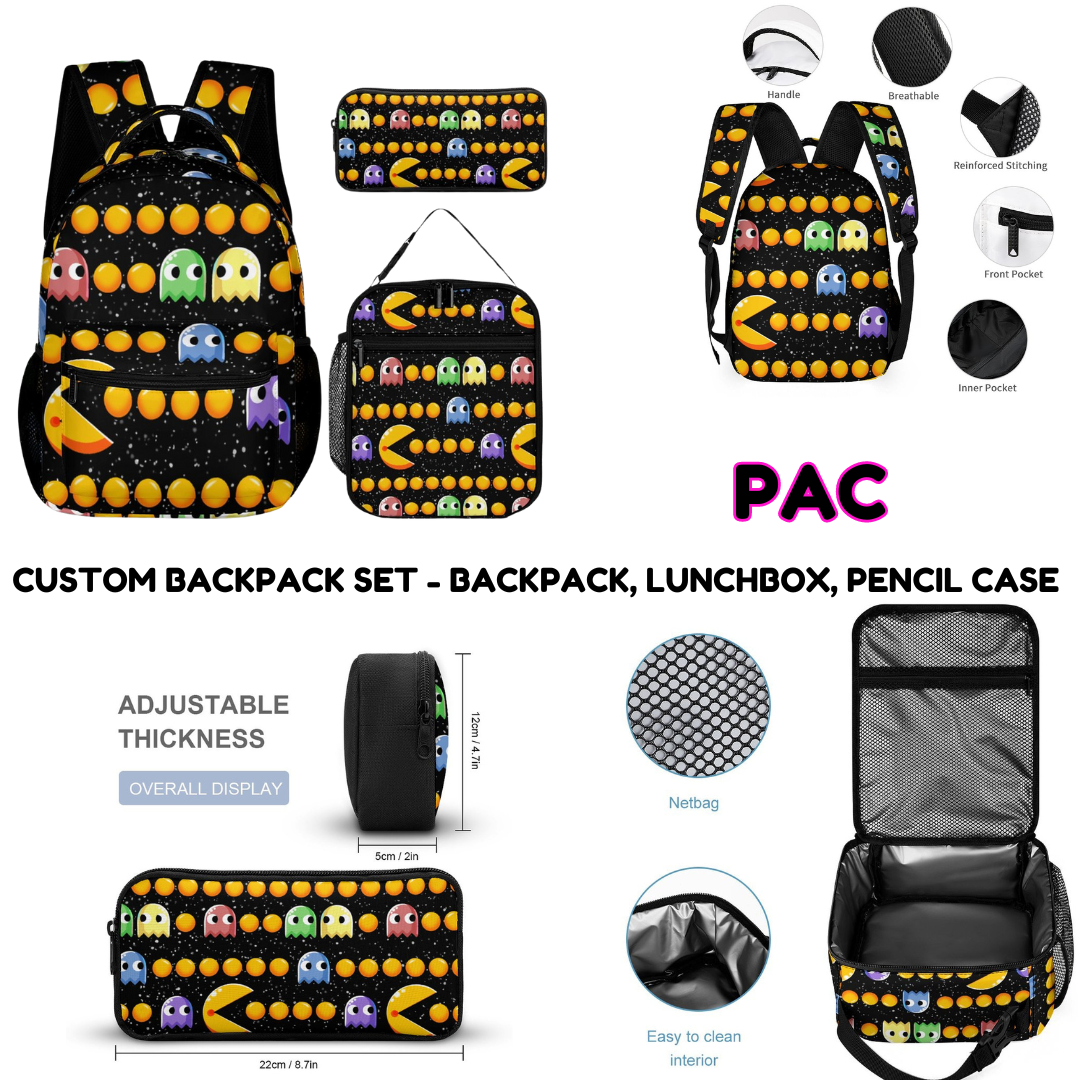 PAC-3 PIECE BACKPACK SET-PREORDER CLOSING 7/3