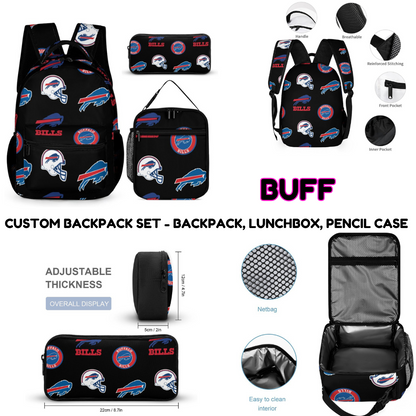 BUFF-3 PIECE BACKPACK SET-PREORDER CLOSING 7/3