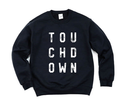 Distressed touchdown Graphic Tee