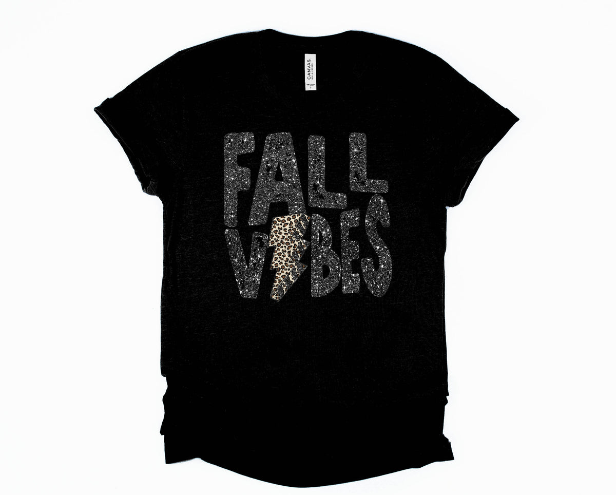 Fall Glitter Vibes Graphic Tee