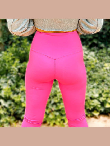 Fallon Flare Bottom Suck & Tuck Leggings - Girl Code Couture