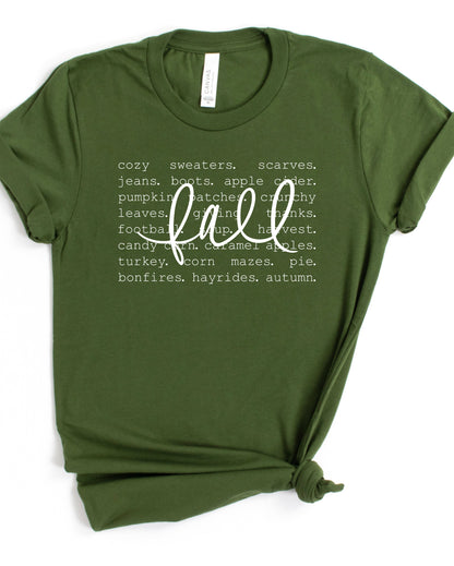 Fall Things Graphic Tee