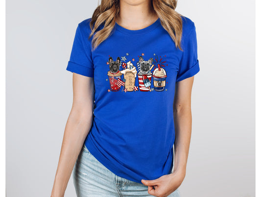 Frenchie Fourth Graphic Tee
