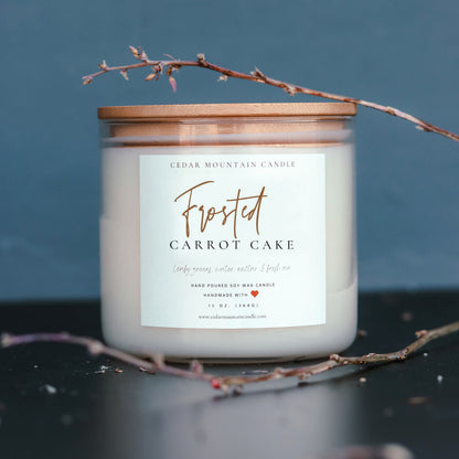 Frosted Carrot Cake - 3 Wick Jar Candle
