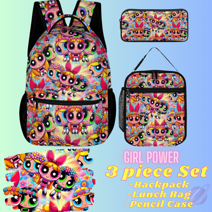 GIRL POWER-3 PIECE BACKPACK SET-PREORDER CLOSING 7/3