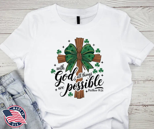 God Makes It Possible – White