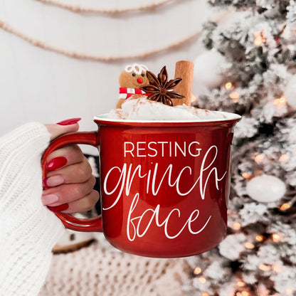 Grinch Face Mug