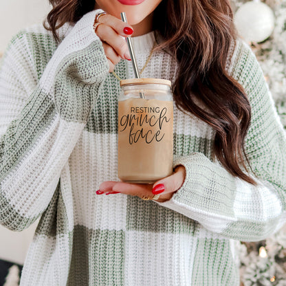 Grinch Face Set 17oz