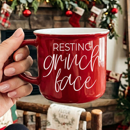 Grinch Face Mug