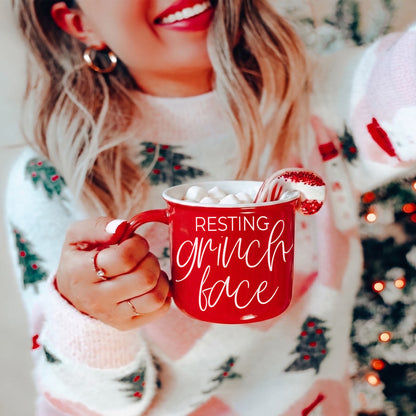 Grinch Face Mug