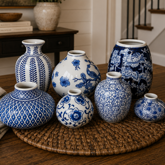 Samira Blue Vases