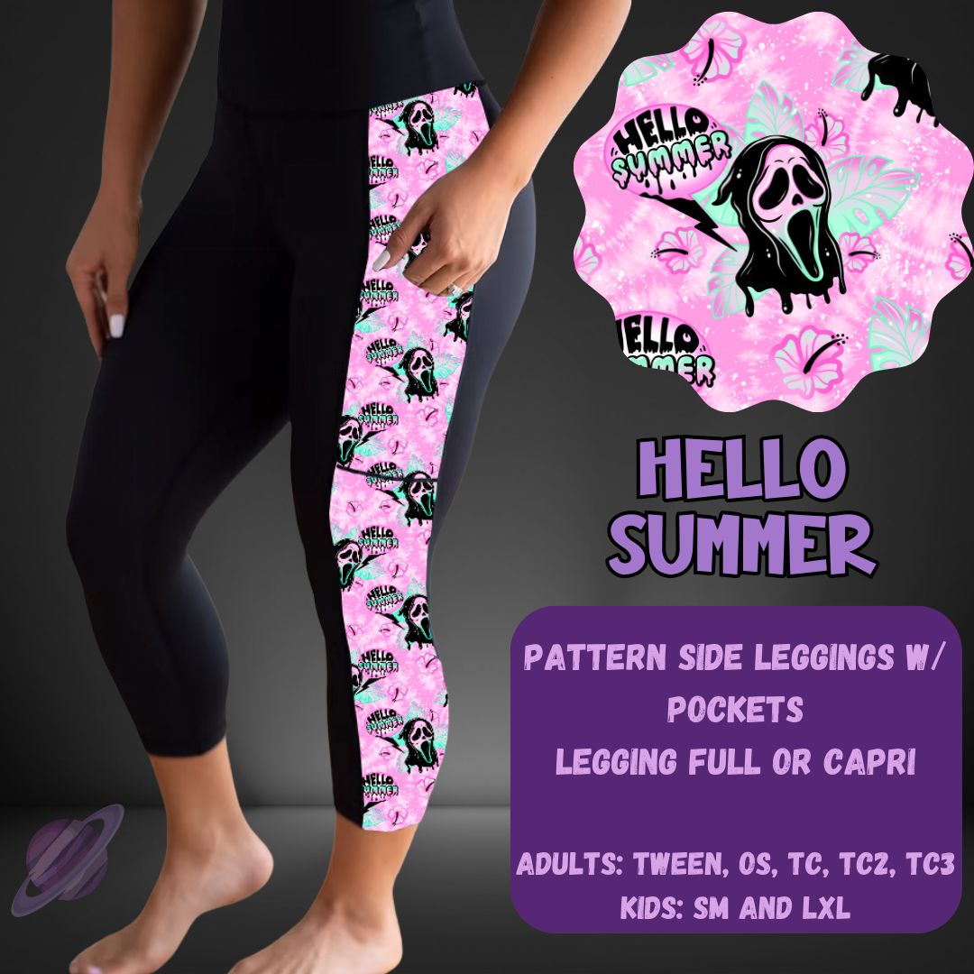 HELLO SUMMER-PATTERN PANEL OUTFIT RUN-SOFT CLOSE 7/10 HARD CLOSE 7/12
