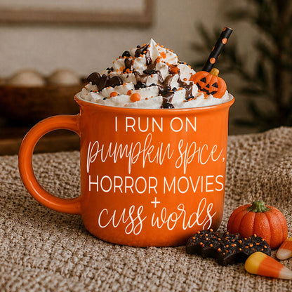 Pumpkin + Horror Mug