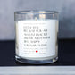"I love you because..." Valentine's Day 9 oz Whiskey Glass Jar Soy Candle - Choose Your Scent