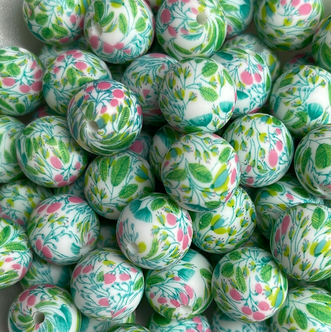 Silicone Bead Forget Me Not P31  P03-80 - 15mm - 10 pack