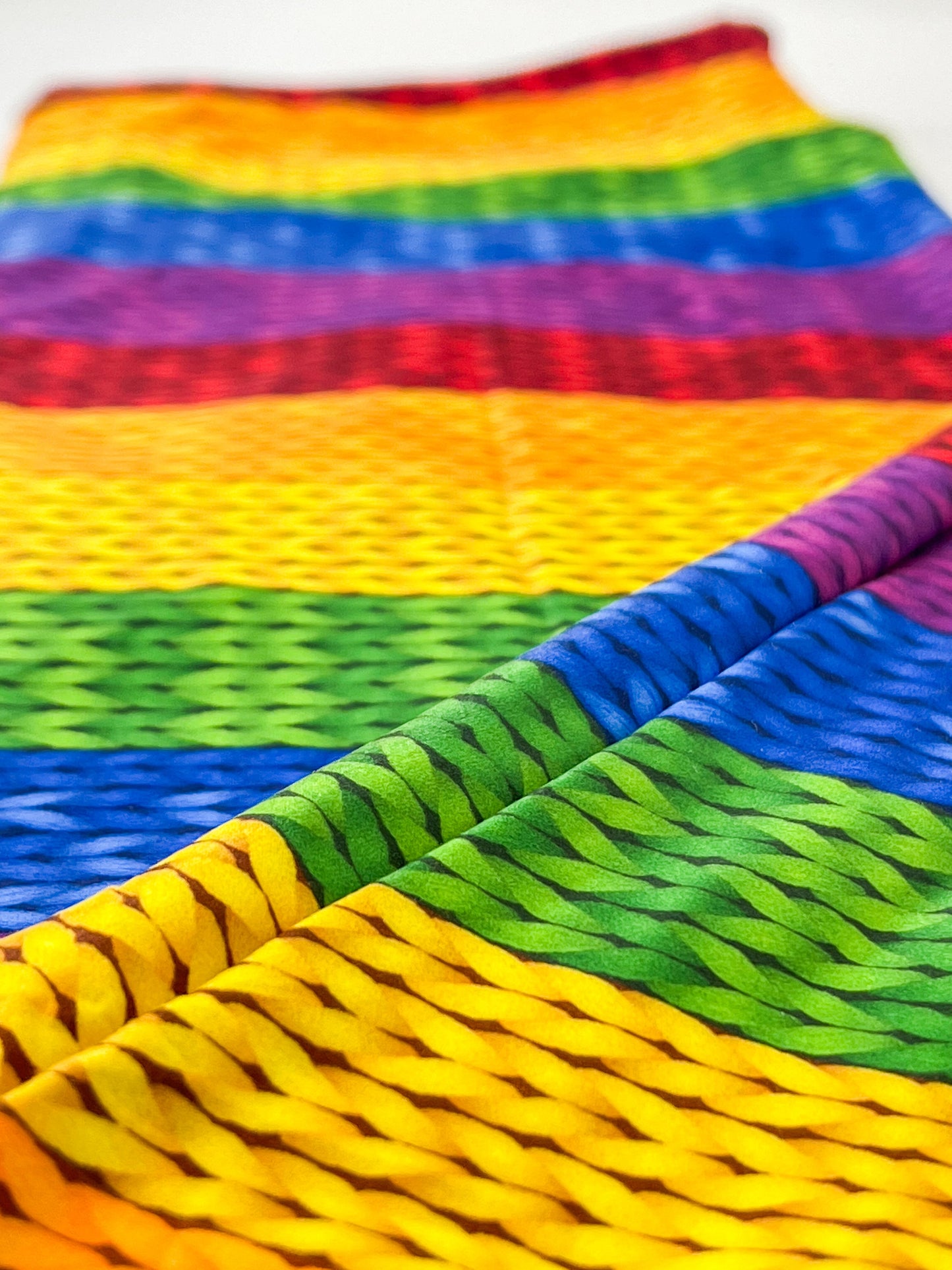 CLEARANCE Rainbow Knit - High-quality Handcrafted Vibrant Leggings