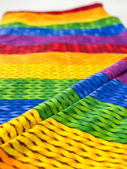 CLEARANCE Rainbow Knit - High-quality Handcrafted Vibrant Leggings