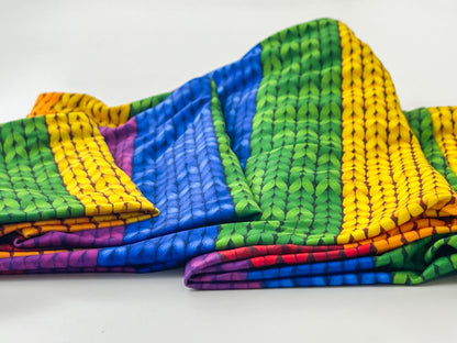 CLEARANCE Rainbow Knit - High-quality Handcrafted Vibrant Leggings