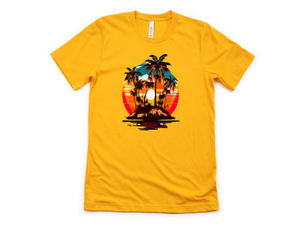 Island Sunset Graphic Tee
