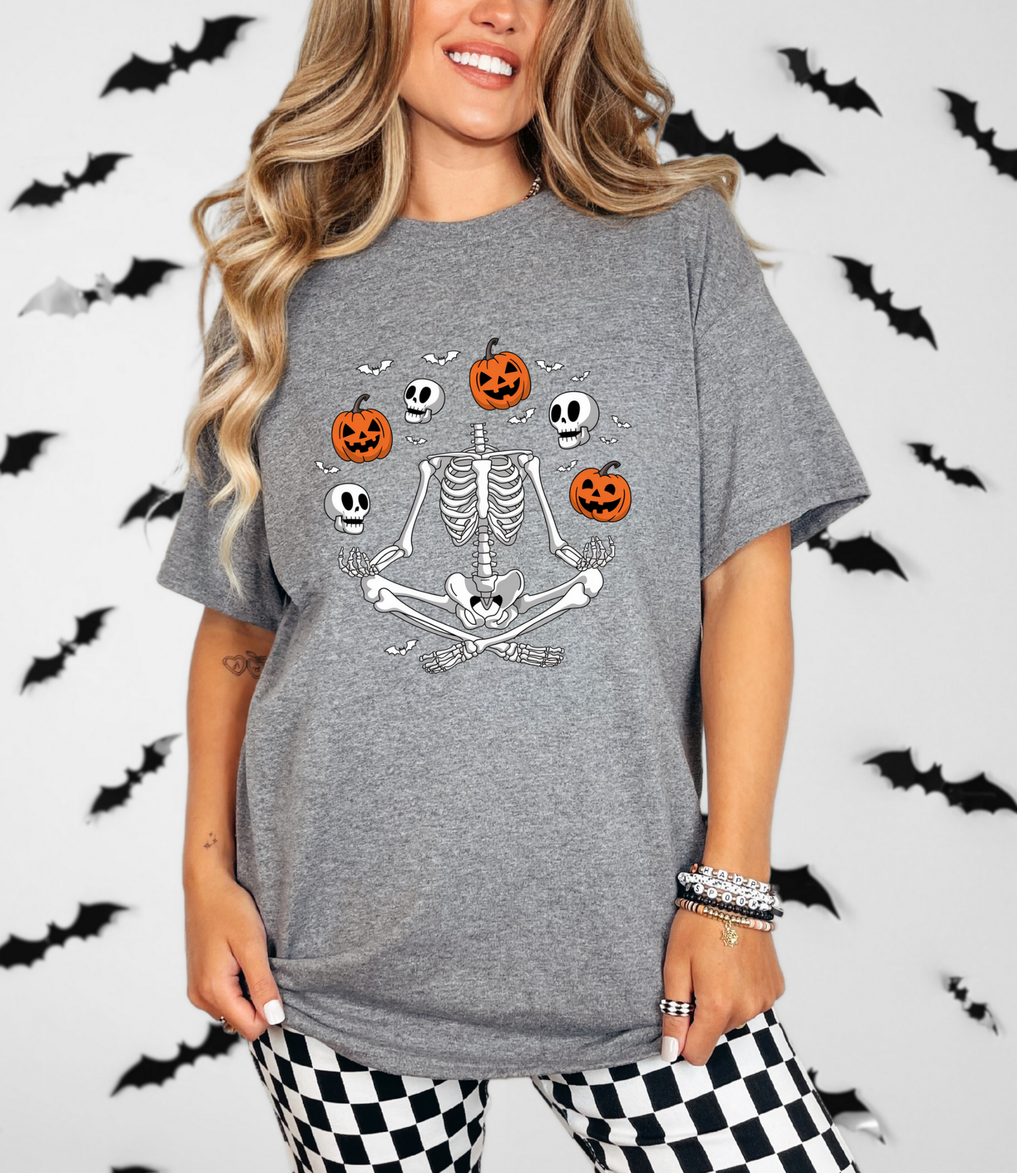 Juggling Skeleton Graphic Tee
