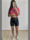 Lainey Leather Suck & Tuck Biker Shorts - Girl Code Couture