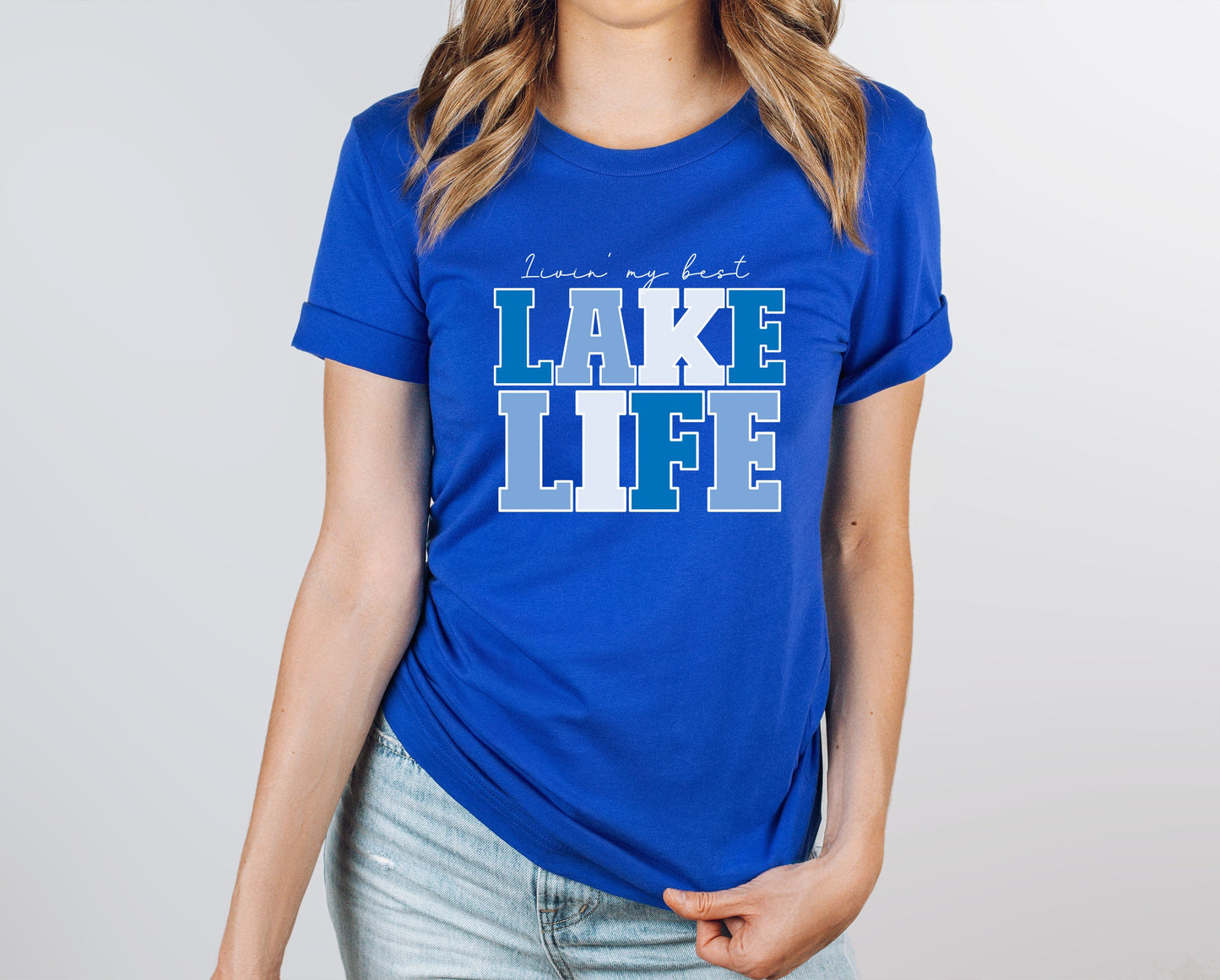 Livin My Best Lake life Graphic Tee