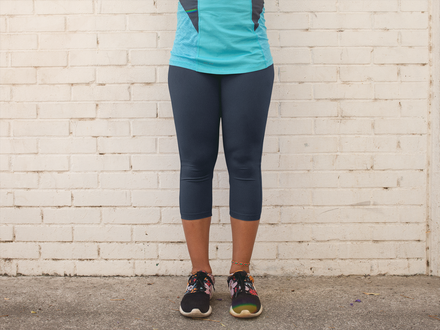SUPER CLEARANCE Solid Capri - High-quality Handcrafted Vibrant Leggings
