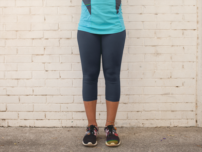 SUPER CLEARANCE Solid Capri - High-quality Handcrafted Vibrant Leggings