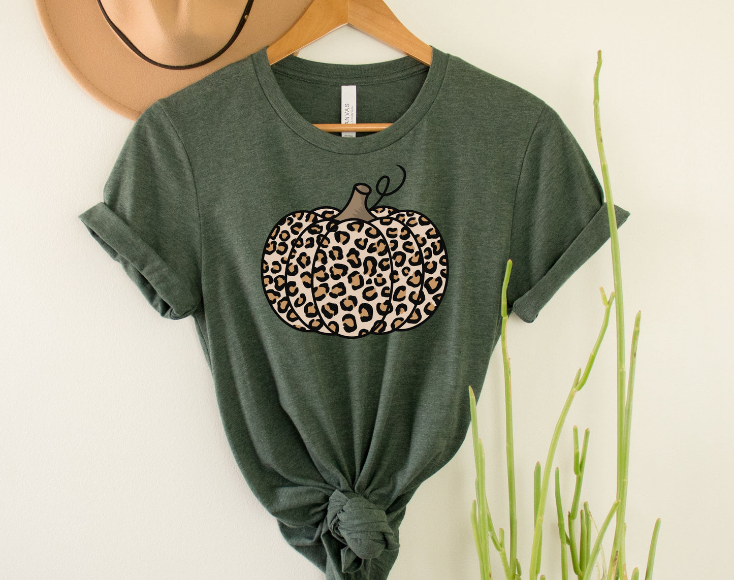 Leopard Pumpkin Graphic Tee