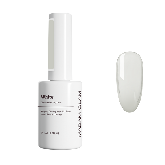 White BB No Wipe Top Coat