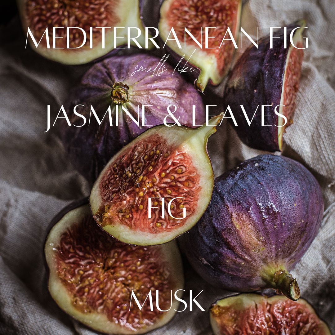 Mediterranean Fig - 7 Wick White Wood Dough Bowl Soy Candle