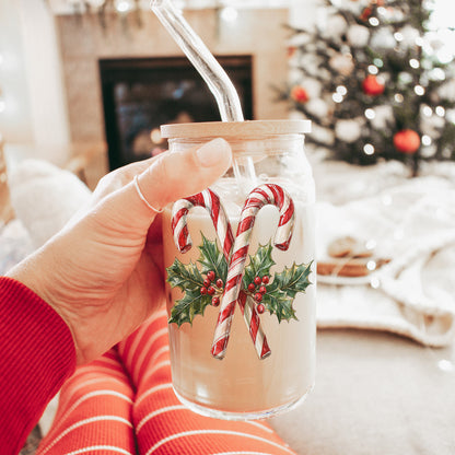 Candy Cane Holly 17oz