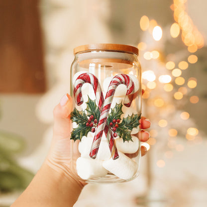 Candy Cane Holly 17oz