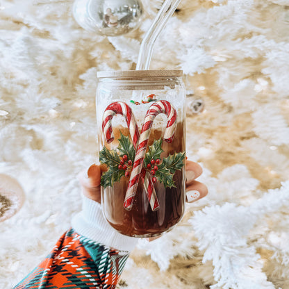 Candy Cane Holly 17oz