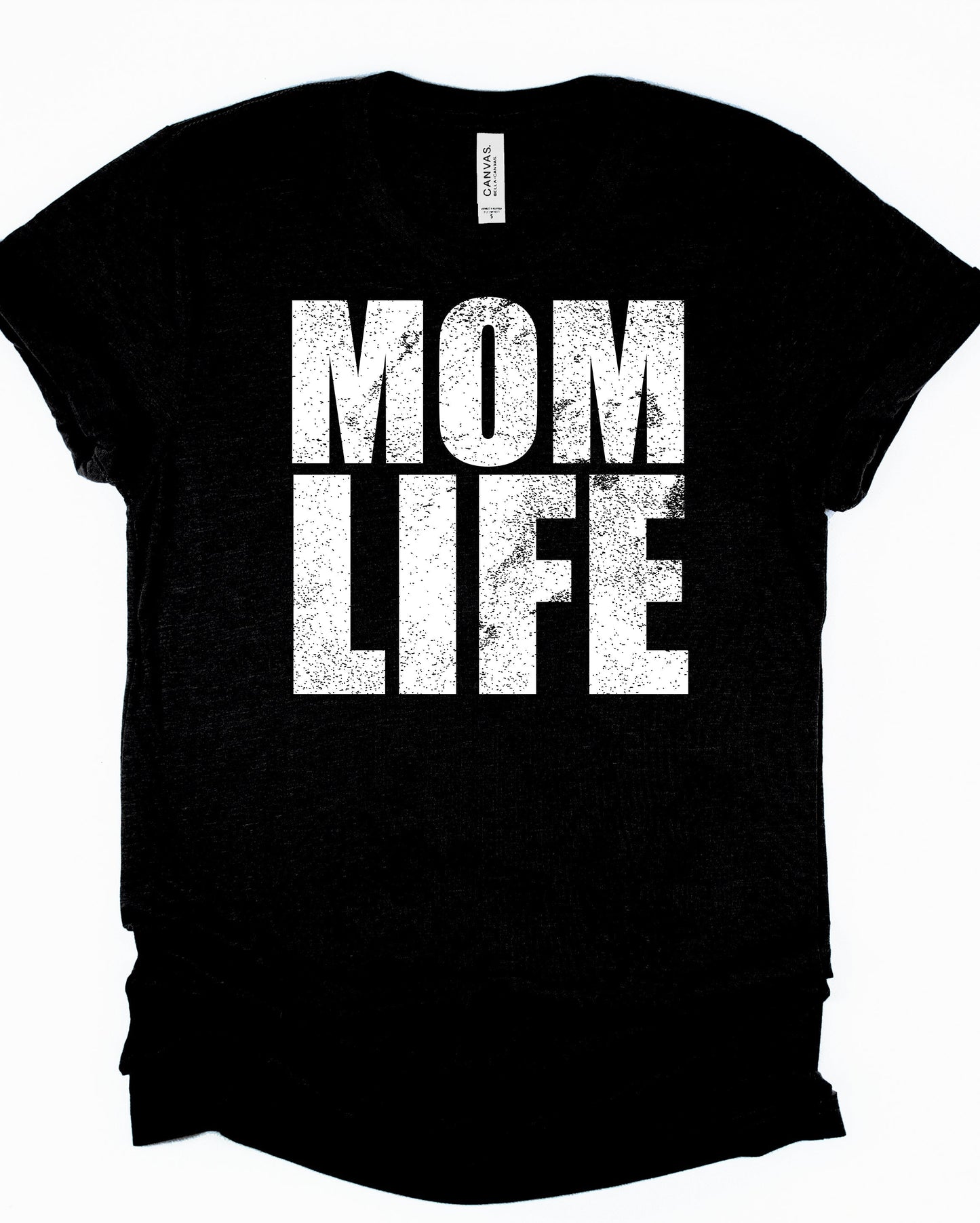 Mom Life Distressed Graphic Tee