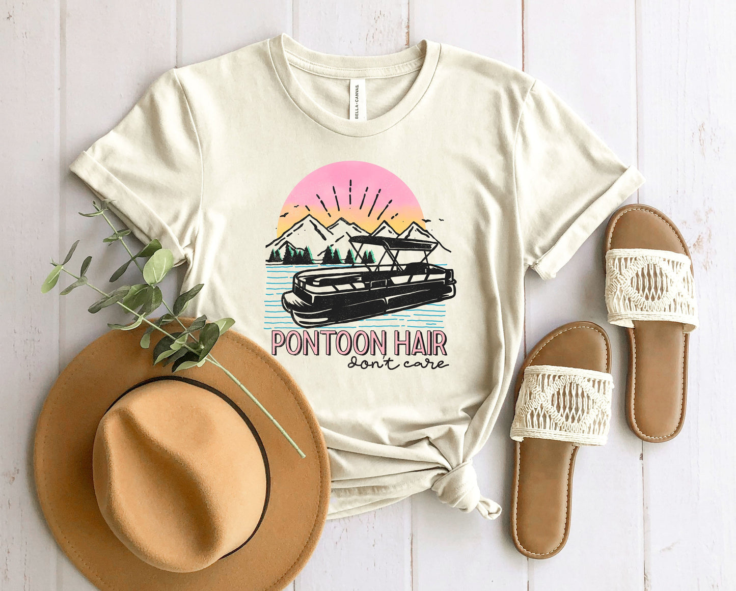Pontoon Hair Graphic Tee