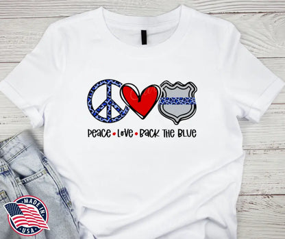 Peace Love Back the Blue – Multi