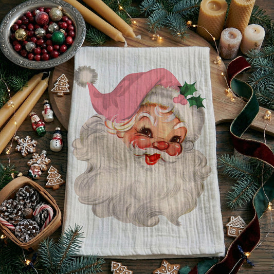 Pink Santa Vintage