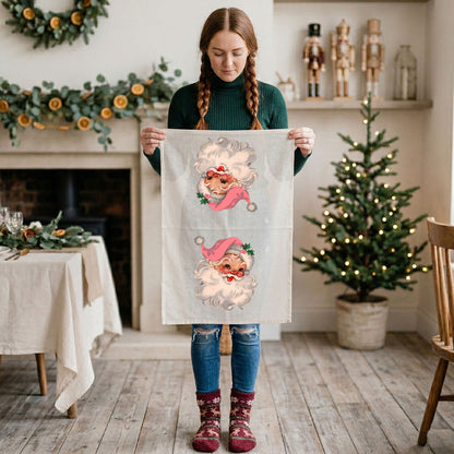 Pink Santa Vintage